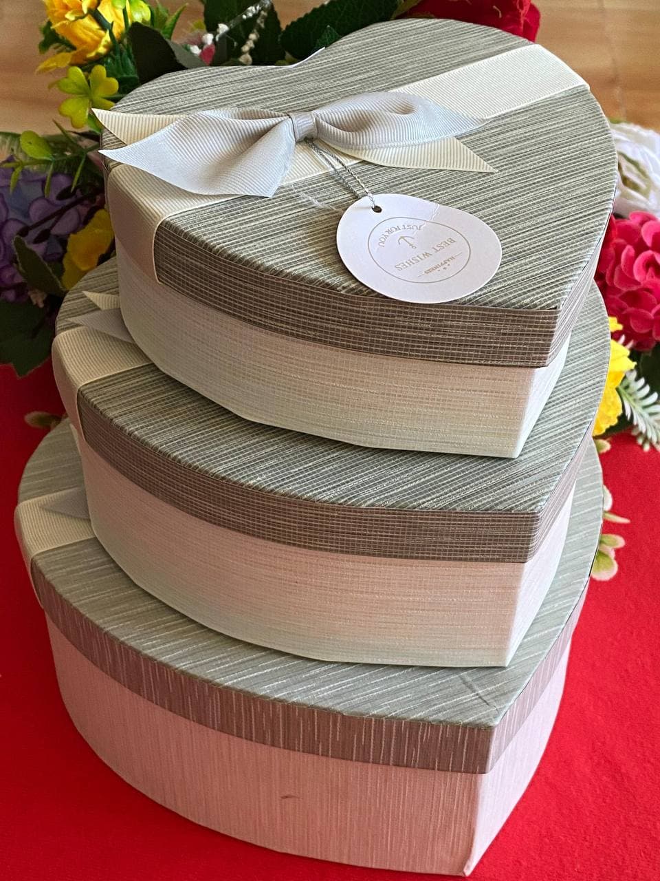 3 in 1 Heart Boxes for Gift Packaging view 2