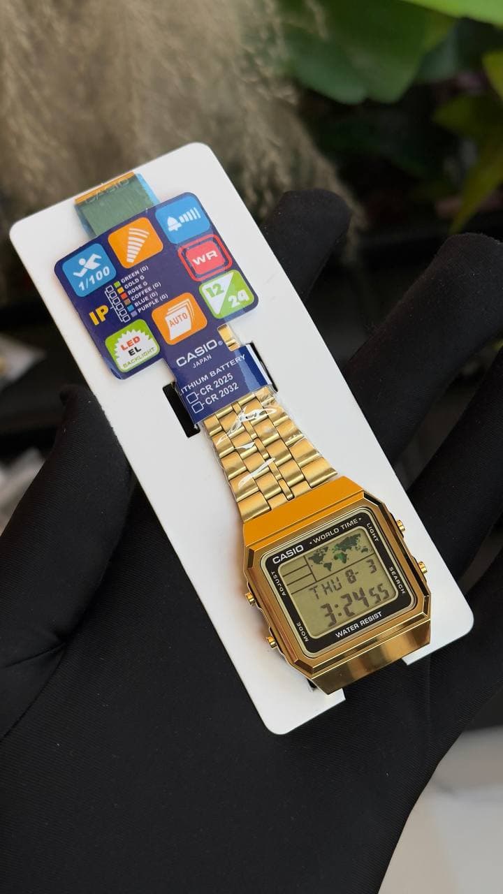 Casio Worldtime Watch (Stainless Steel) view 2
