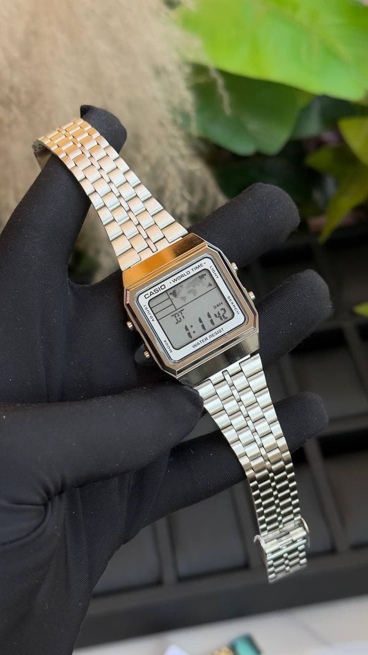 Casio Worldtime Watch (Stainless Steel) view 3