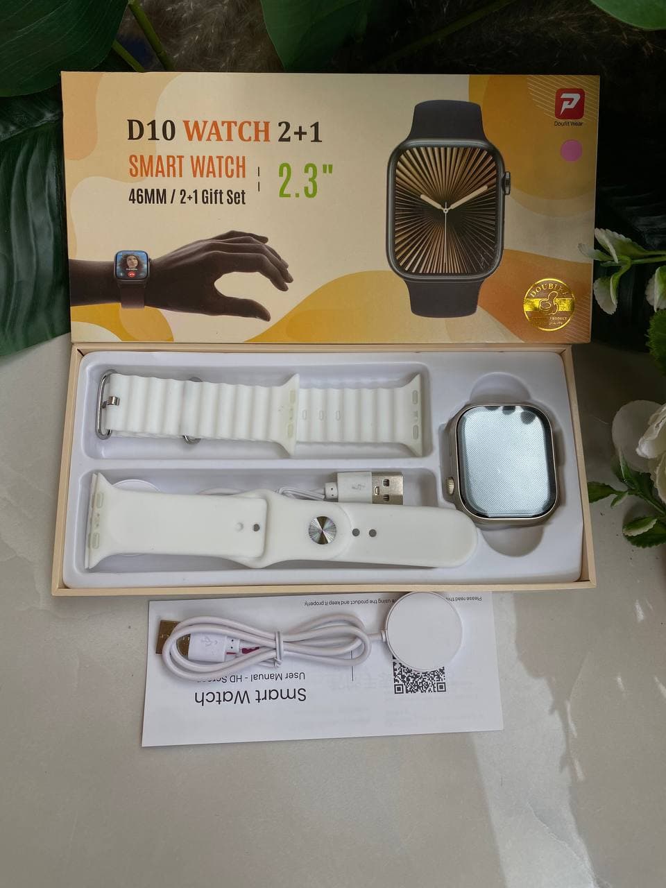 DT10 Smartwatch with 2 Interchangeable Straps view 4