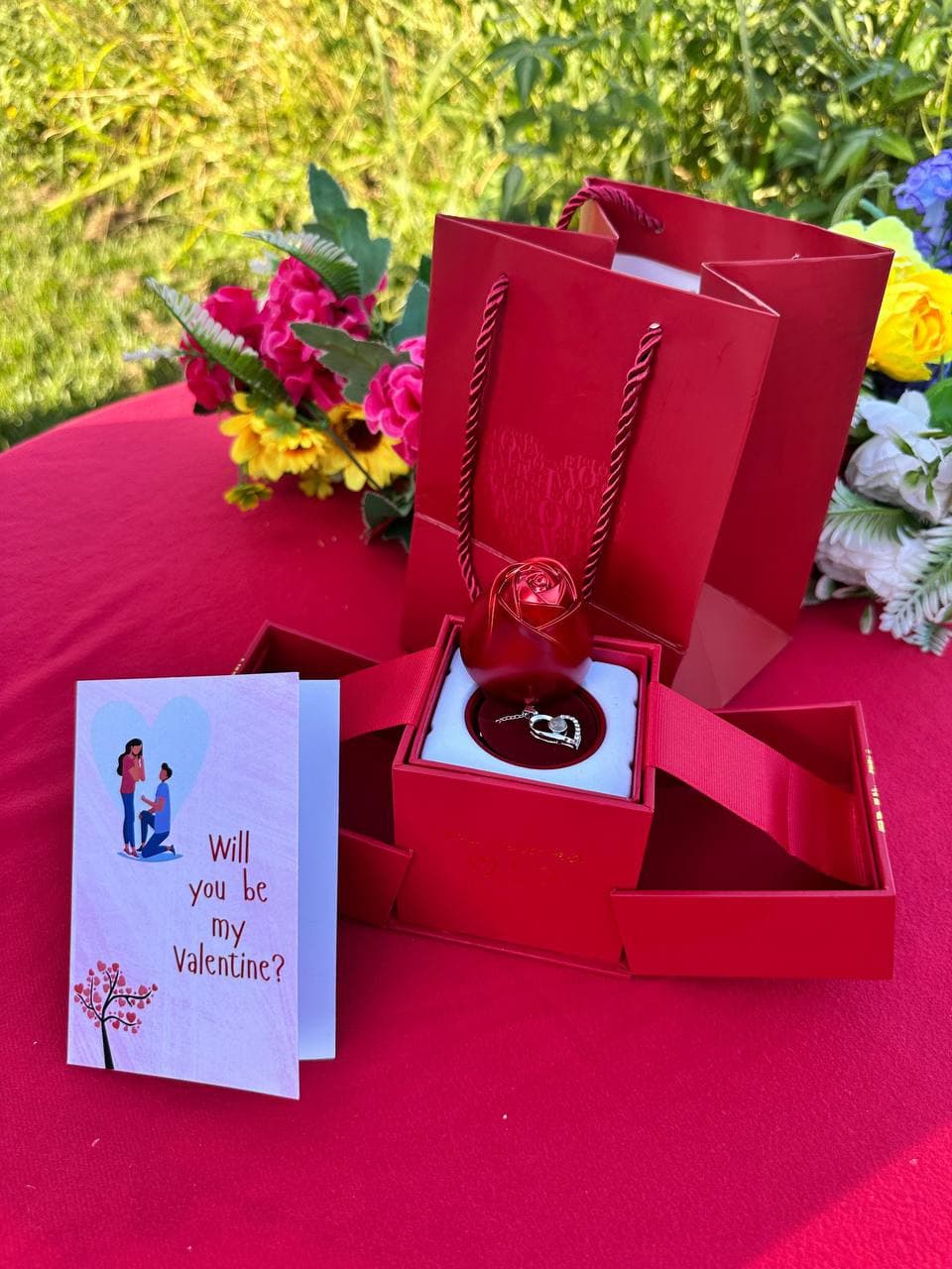 I Love You Necklace in 100 Languages view 2