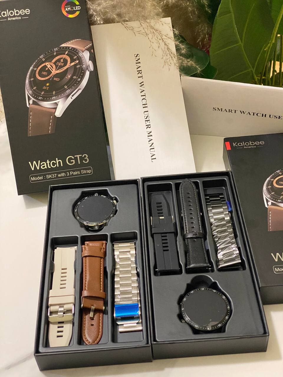 Kalobee SK37 Smartwatch (3 Pairs Straps) view 2