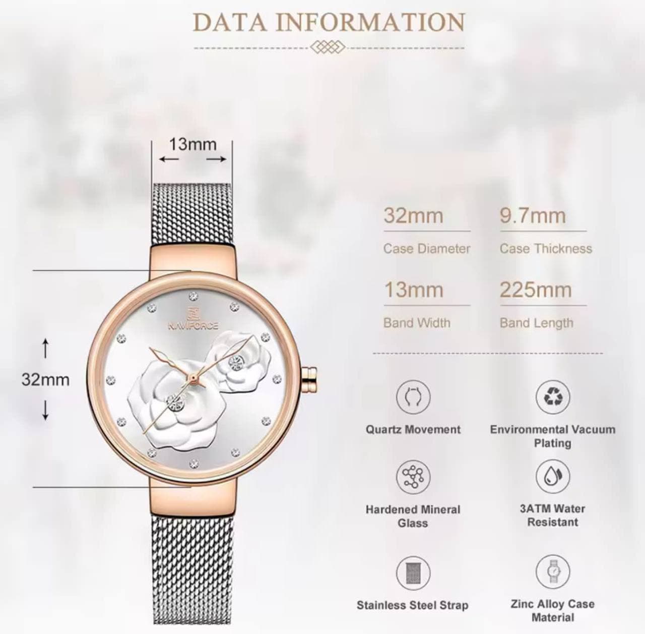 Naviforce Ladies Watch #NF5013 view 2