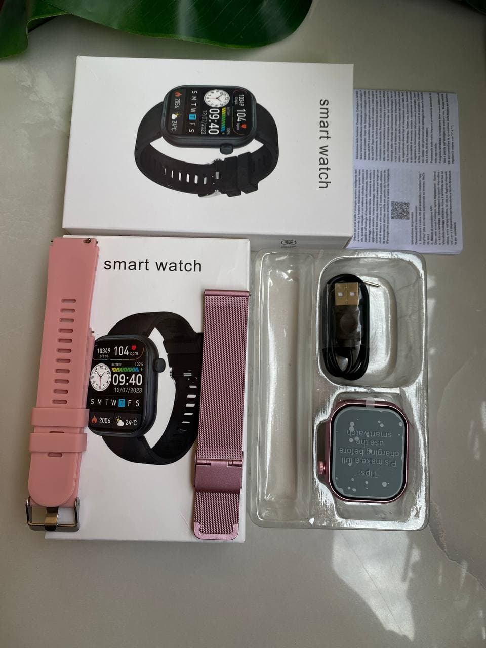 New Smart Watch with Two Interchangeable Straps view 3