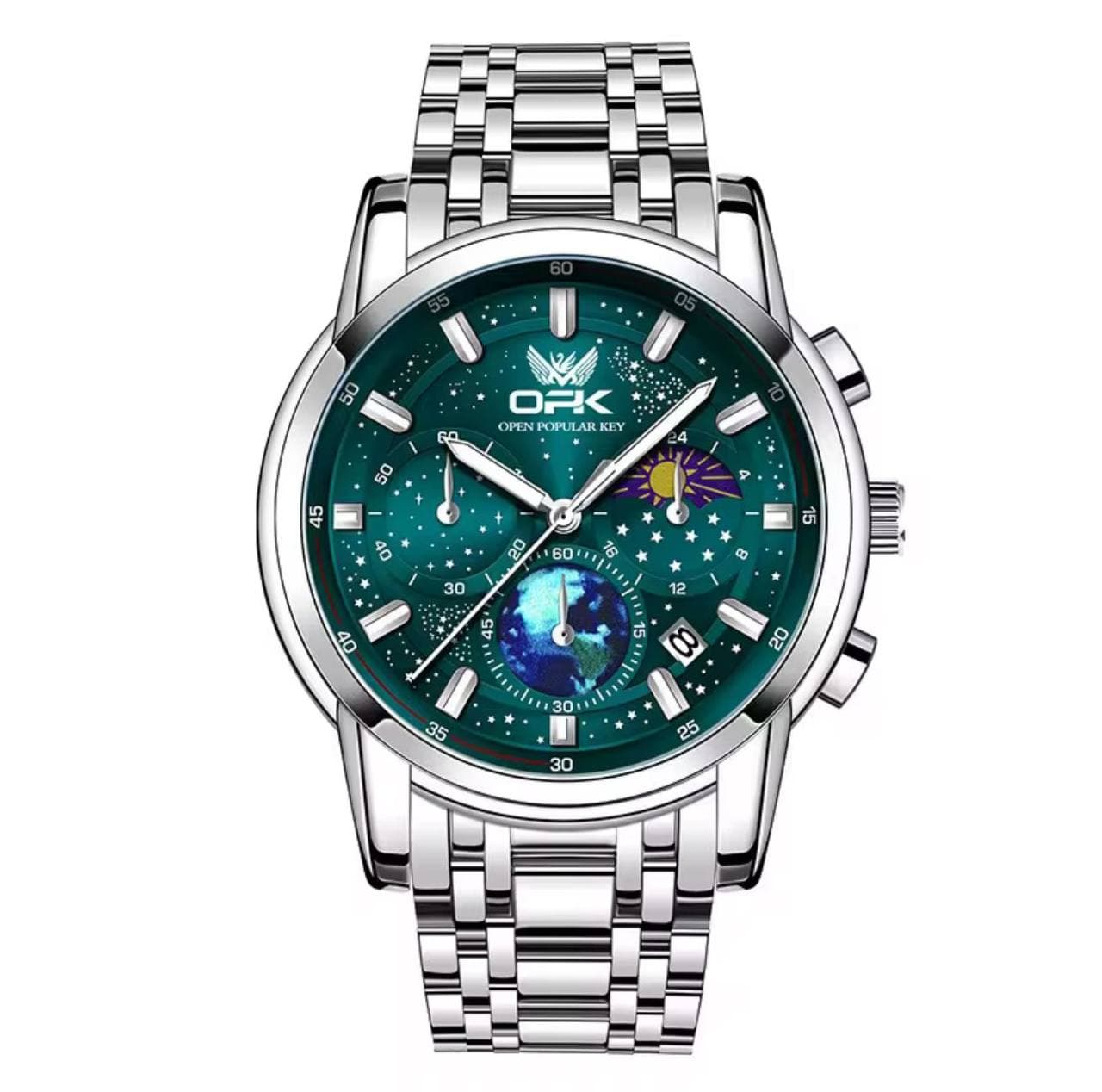 OPK Gents Chronograph Watch #8142 view 2