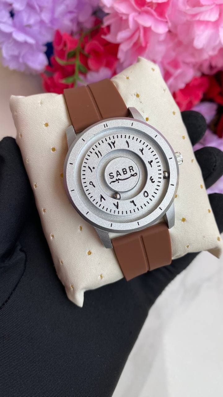 SABR MAGNETIC ARABIC AURA WATCH view 2