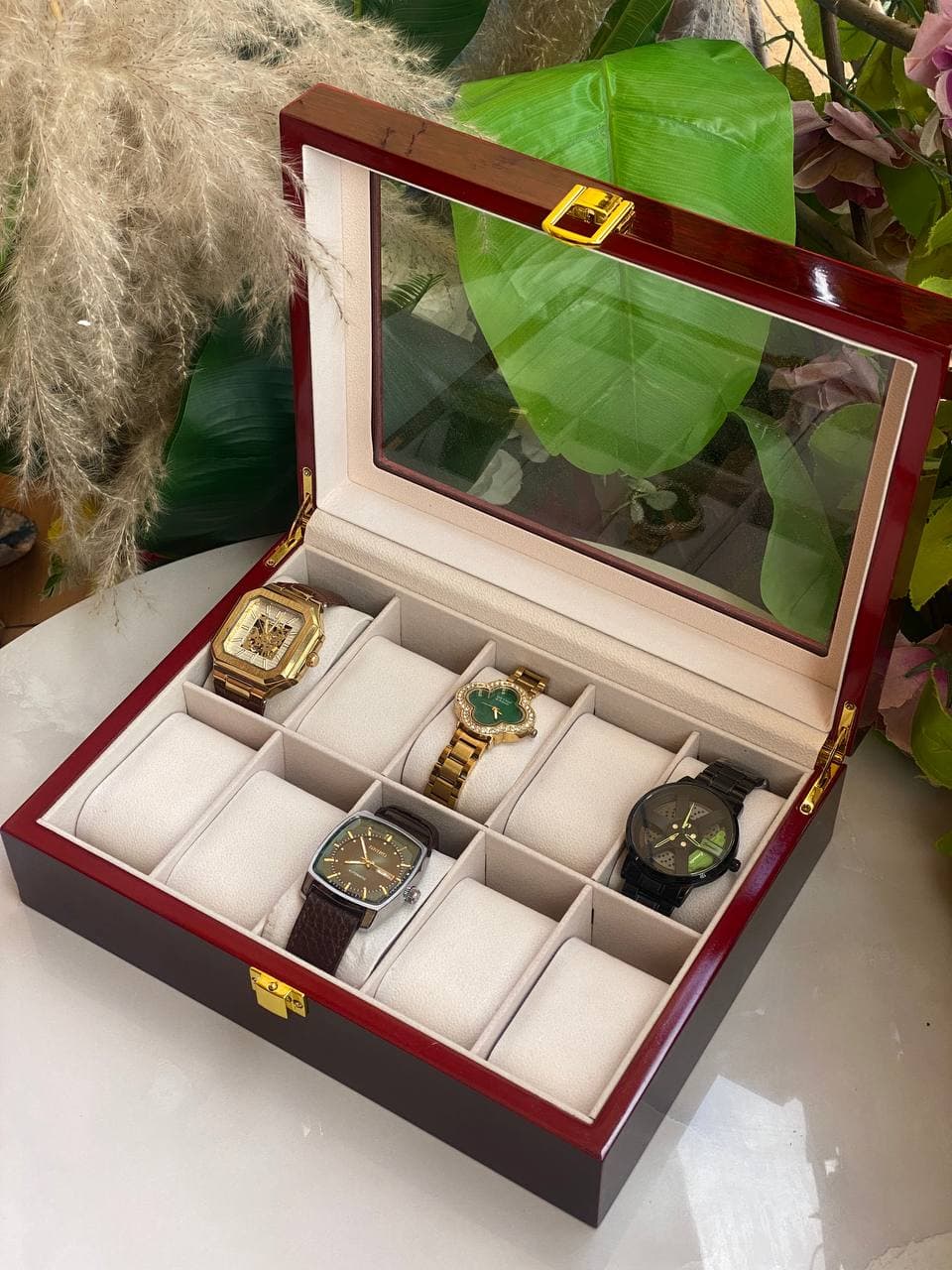 Wooden Executive Watch Organizers view 2