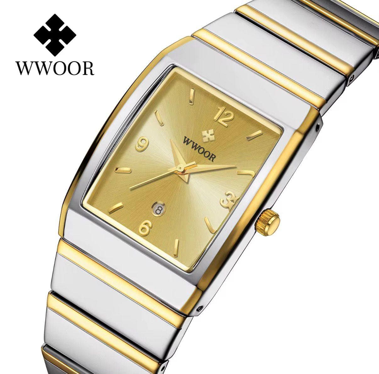WWOOR SQUARE MEN WATCH #8888 view 3